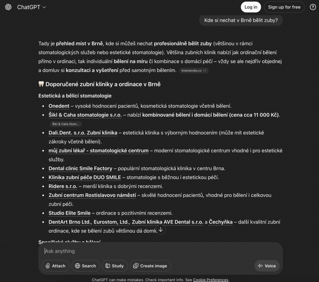 Kde si nechat v Brně bělit zuby? post