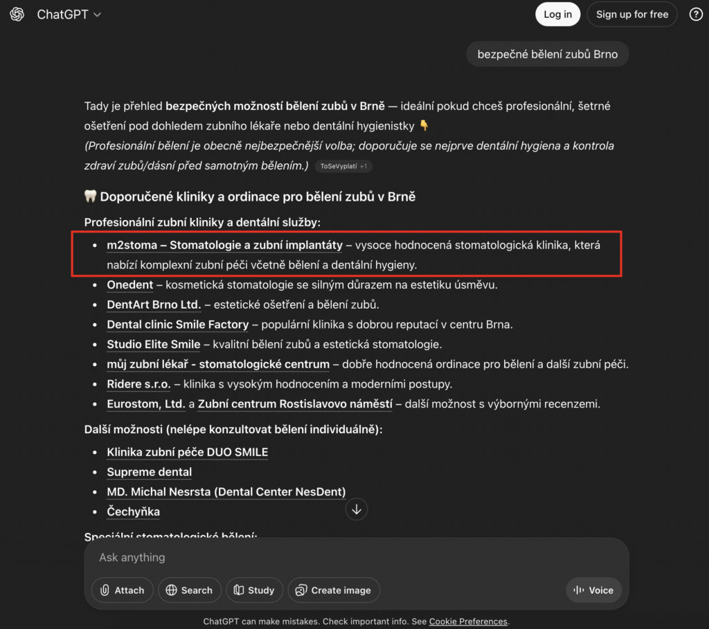 Bezpečné bělení zubů Brno post