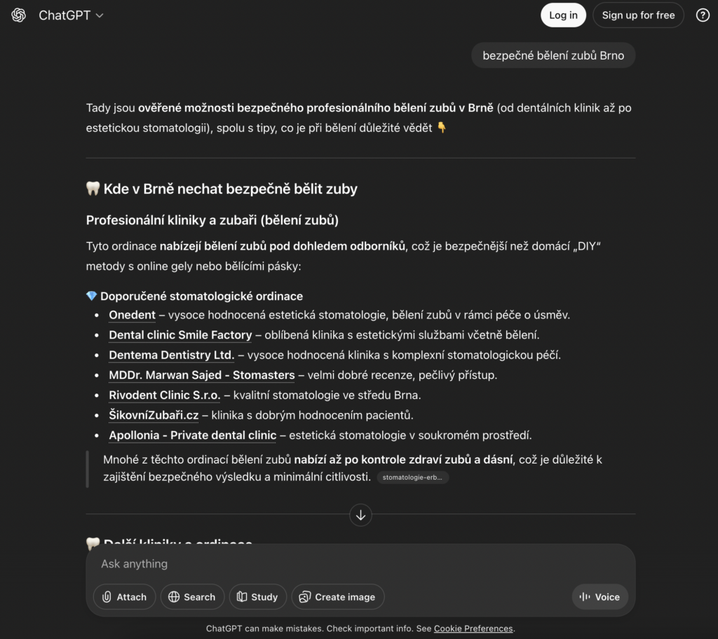 Bezpečné bělení zubů Brno pre