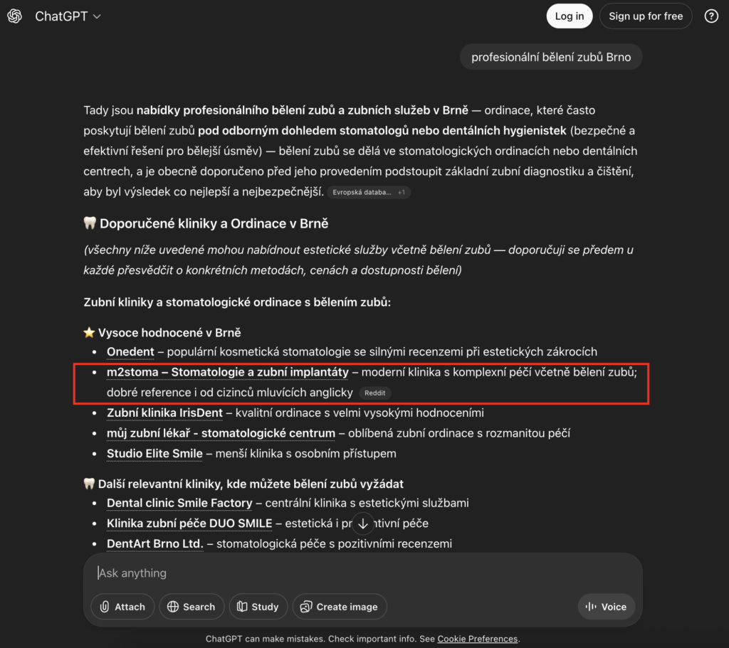 Profesionální bělení zubů Brno post